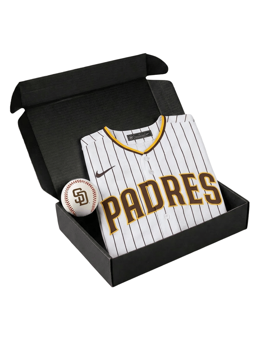 US Sports HQ Gift Boxes San Diego Padres MLB Jersey & Ball Gift Box