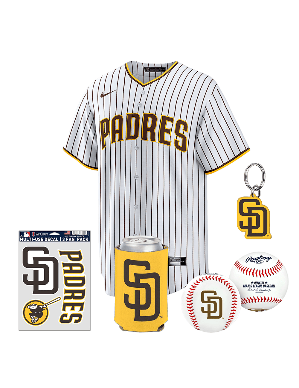 US Sports HQ Bundles San Diego Padres MLB Super Fan Bundle