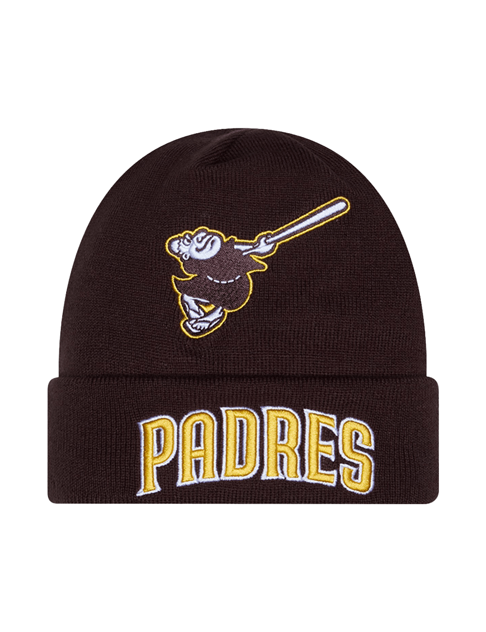 New Era Beanies OSFM San Diego Padres New Era MLB 26 AC Clubhouse Knit Beanie - Brown