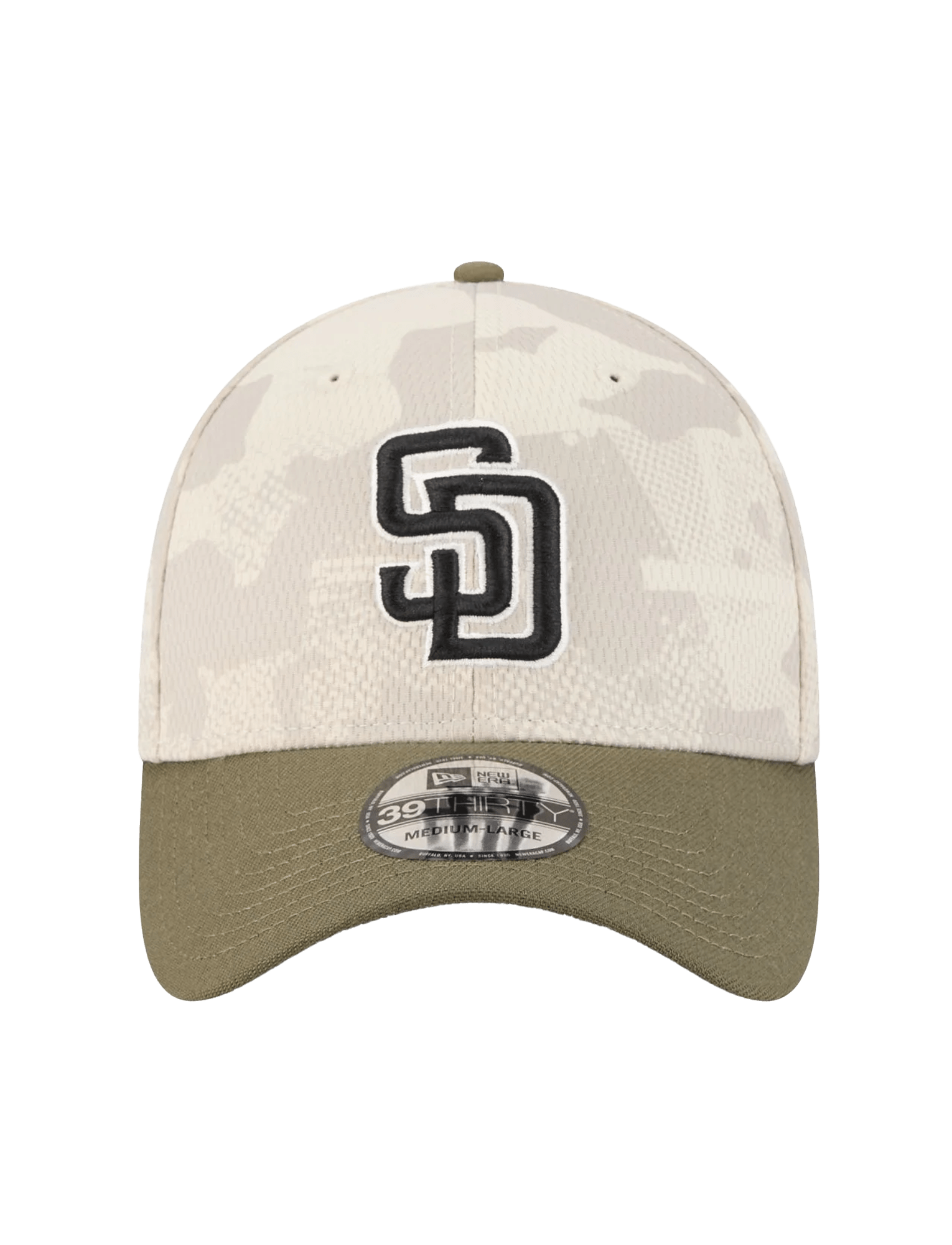 New Era Caps San Diego Padres New Era MLB Armed Forces 2025 39THIRTY Stretch-Fit Hat