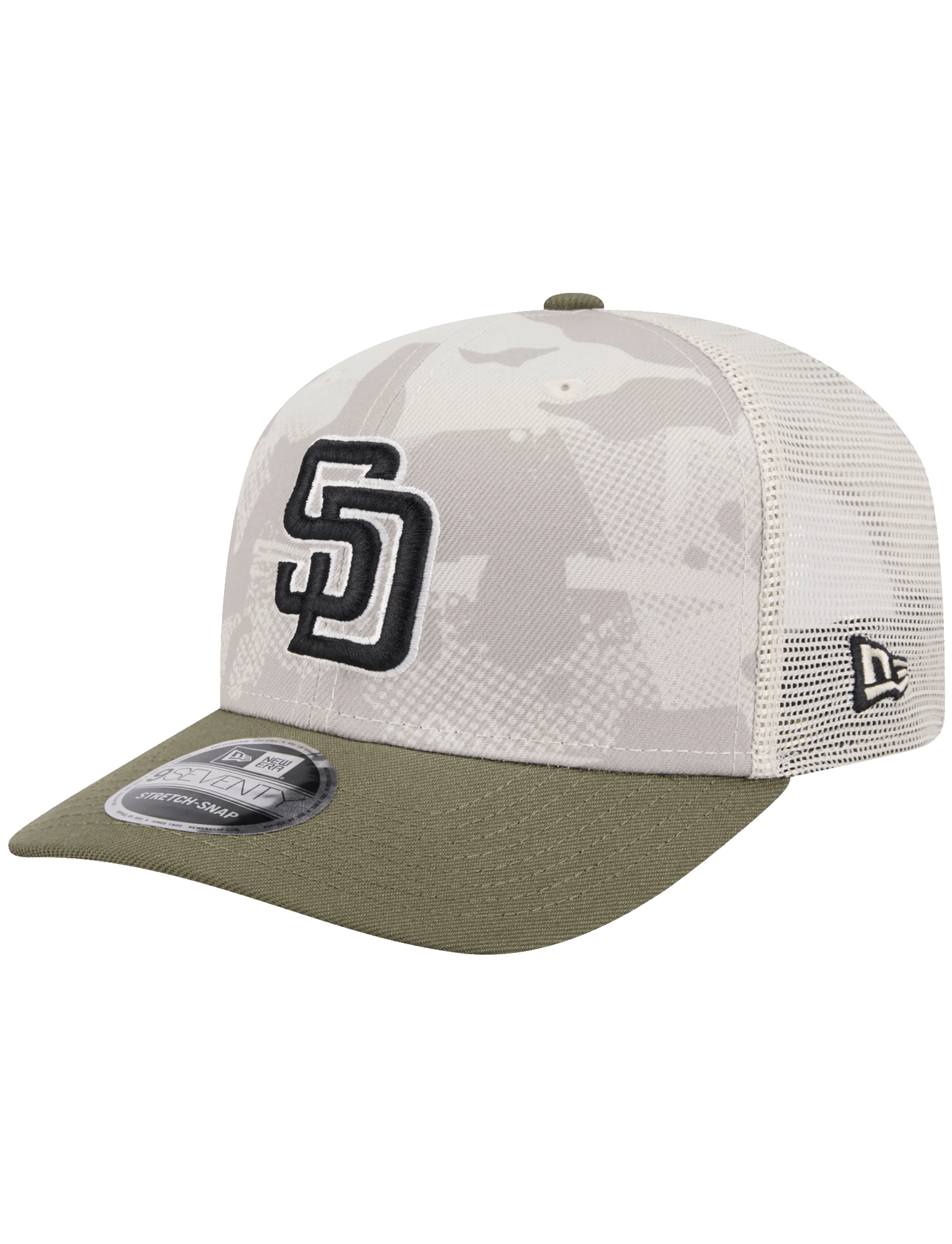 New Era Caps San Diego Padres New Era MLB Armed Forces 2025 9SEVENTY Stretch-Snapback Hat