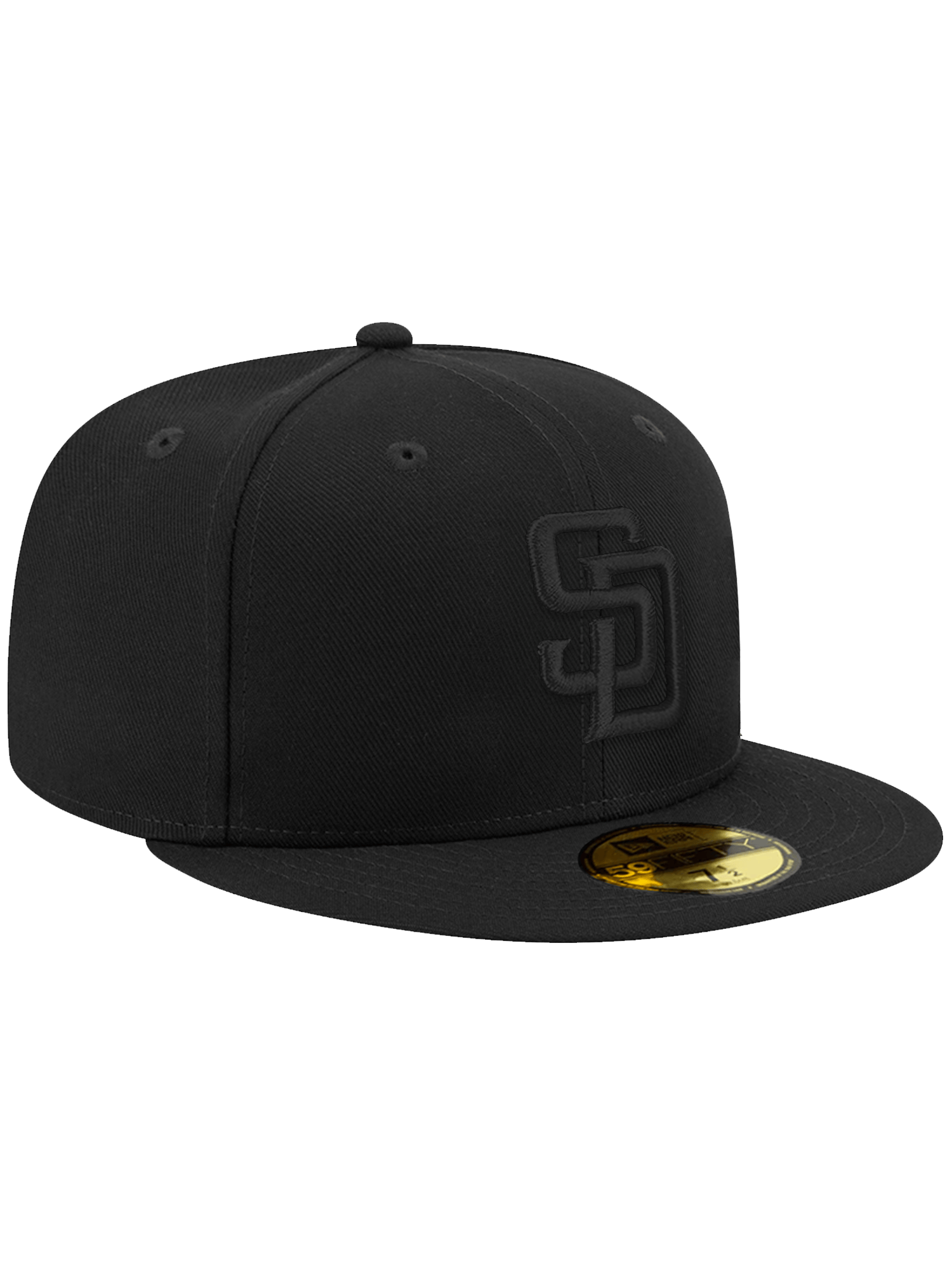 New Era Caps San Diego Padres New Era MLB Black On Black 59FIFTY Fitted Hat