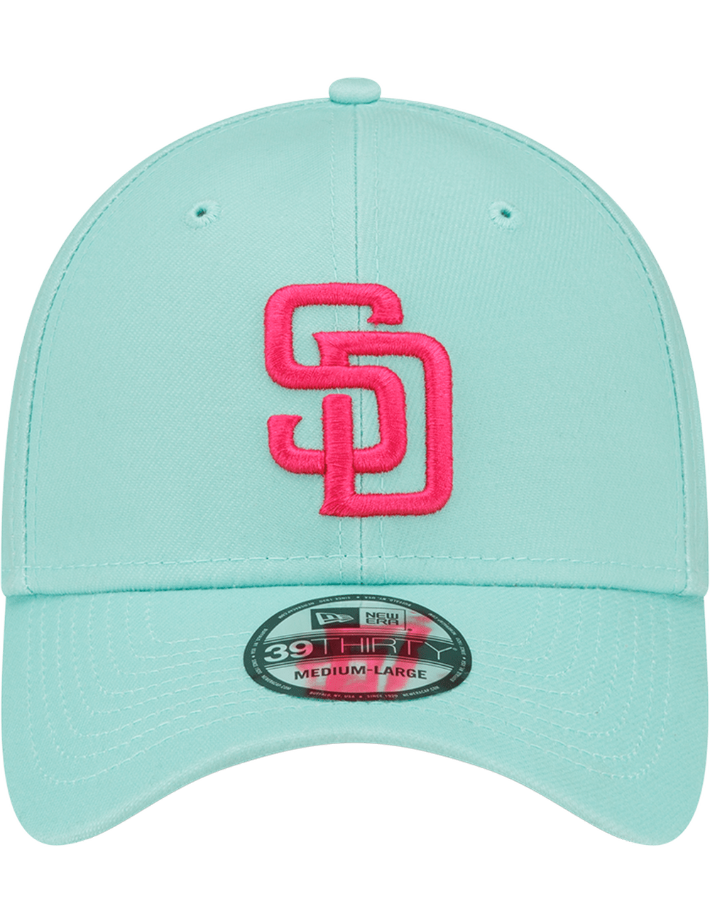 New Era Caps San Diego Padres New Era MLB City Connect 39THIRTY Stretch-Fit Hat - Mint