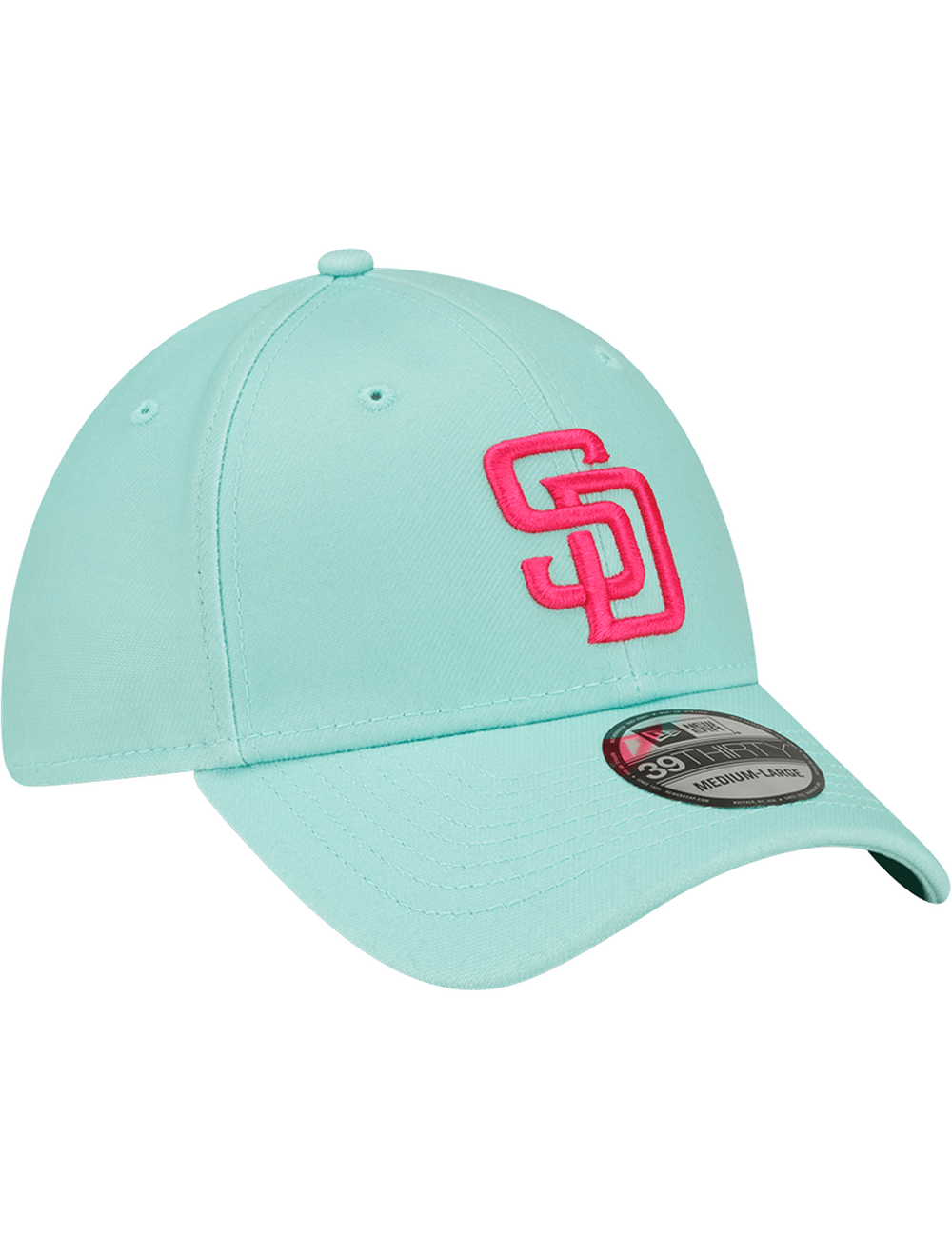 New Era Caps San Diego Padres New Era MLB City Connect 39THIRTY Stretch-Fit Hat - Mint