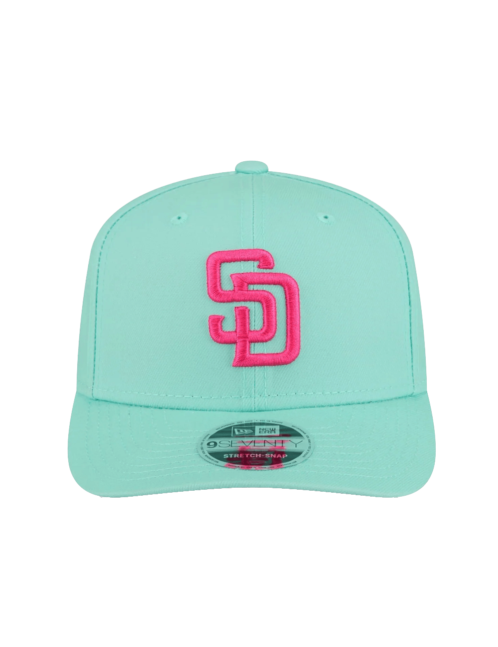 New Era Caps San Diego Padres New Era MLB City Connect 9SEVENTY Stretch Snapback Hat - Mint