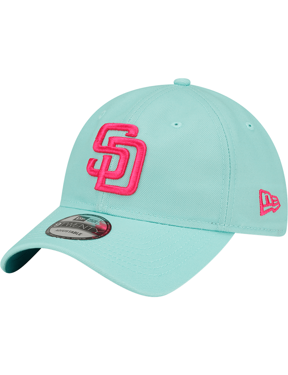 New Era Caps San Diego Padres New Era MLB City Connect 9TWENTY Strapback Hat - Mint