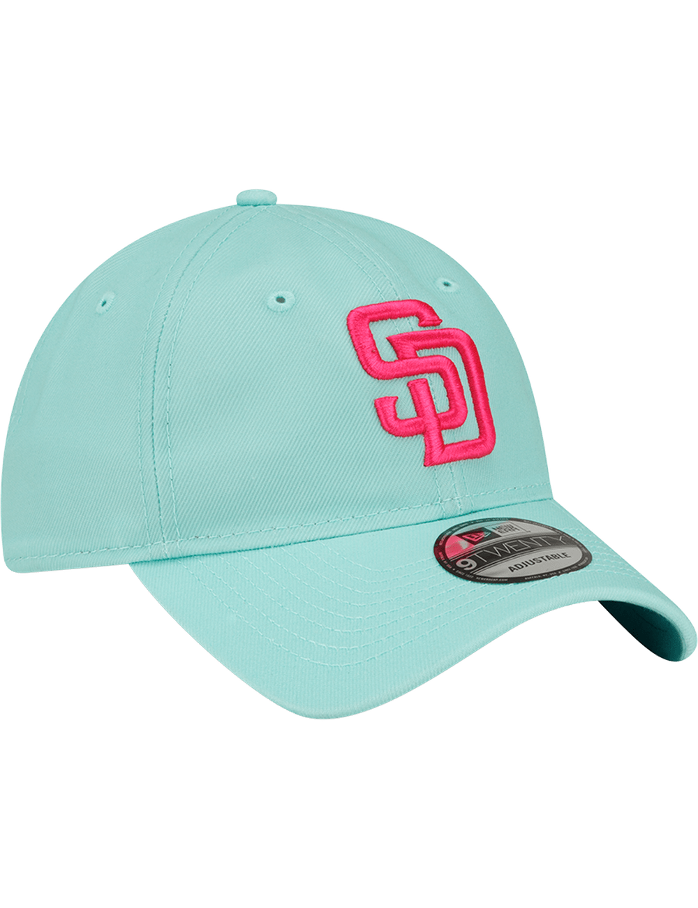 New Era Caps San Diego Padres New Era MLB City Connect 9TWENTY Strapback Hat - Mint
