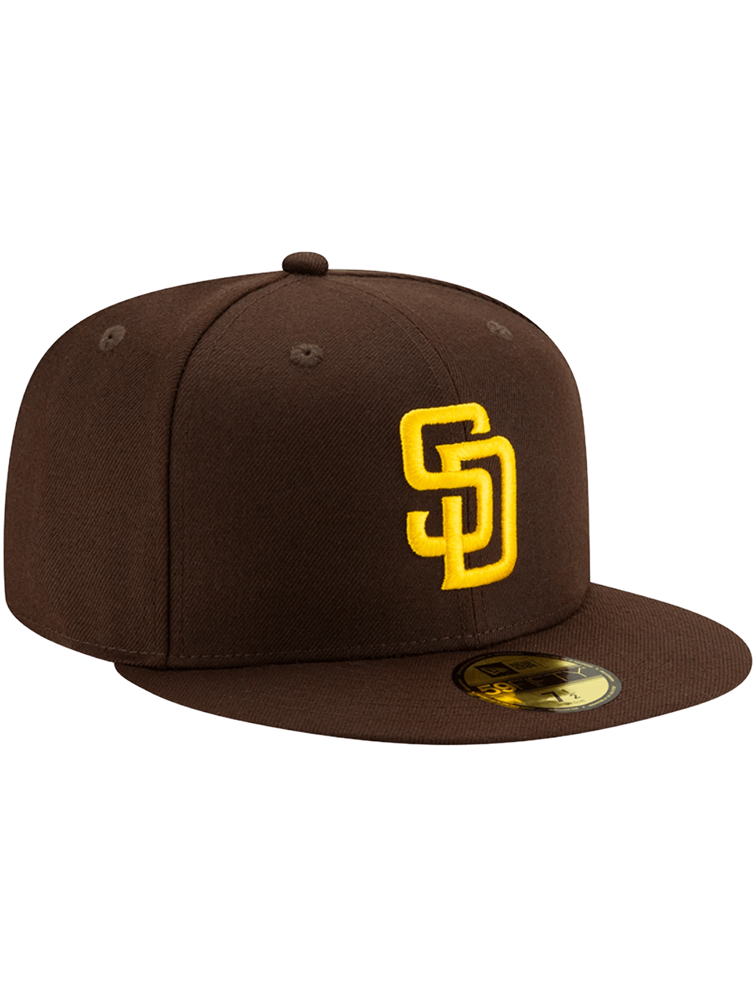 New Era Caps San Diego Padres New Era MLB On-Field AC Game 59FIFTY Fitted Hat - Brown
