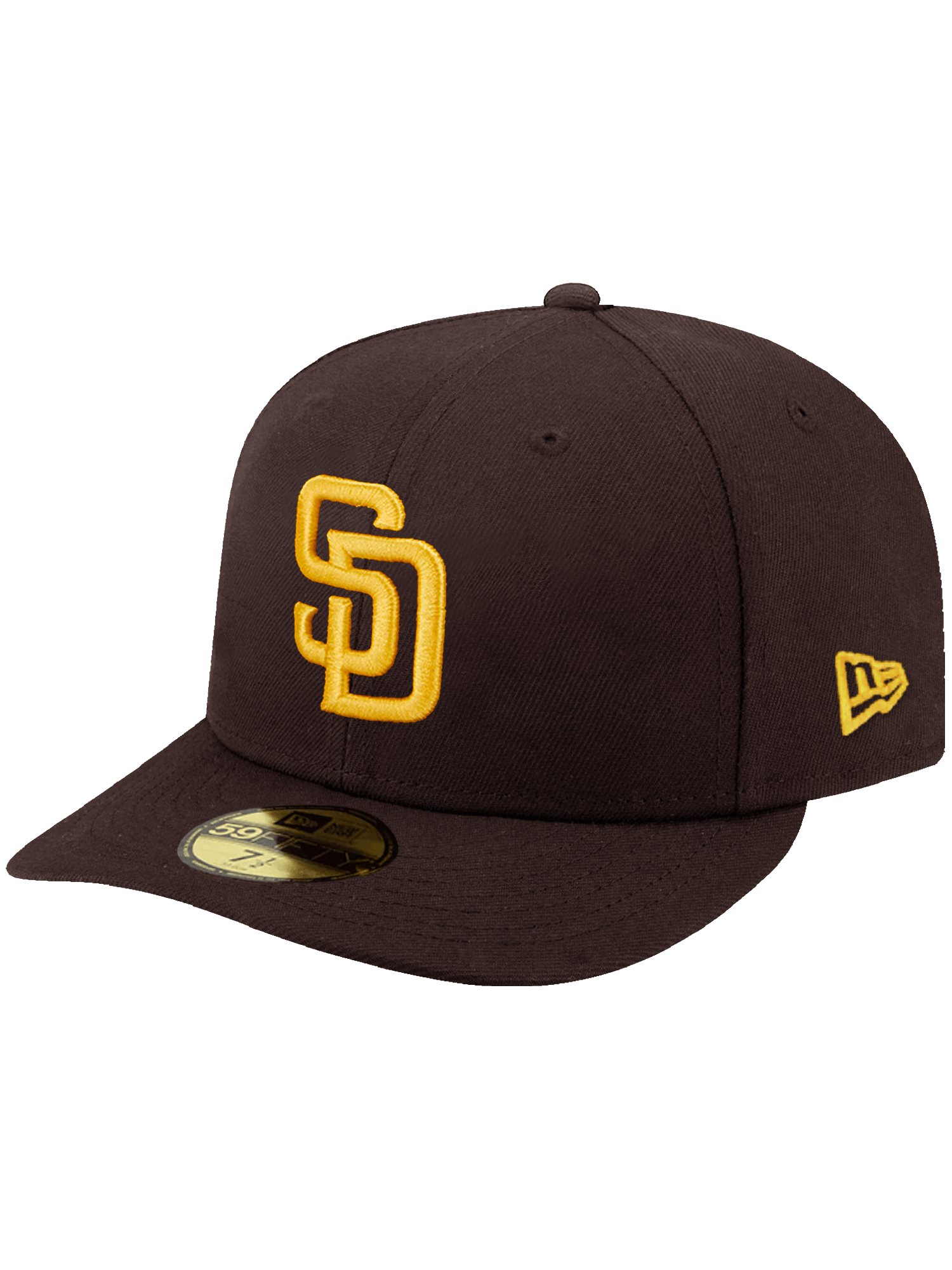 New Era Caps San Diego Padres New Era MLB On-Field AC Game Pre-Curved 59FIFTY Fitted Hat - Brown