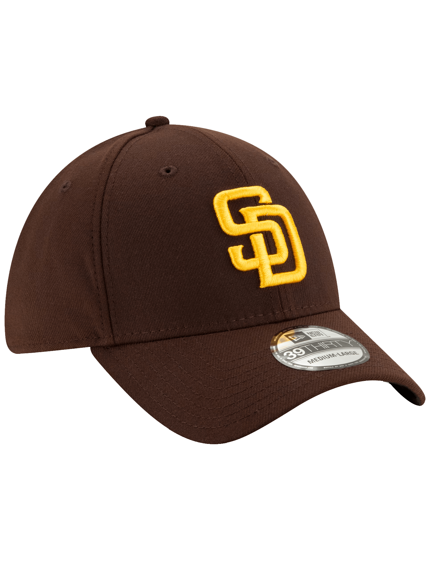 New Era Caps San Diego Padres New Era MLB Team 39THIRTY Stretch-Fit Hat - Brown