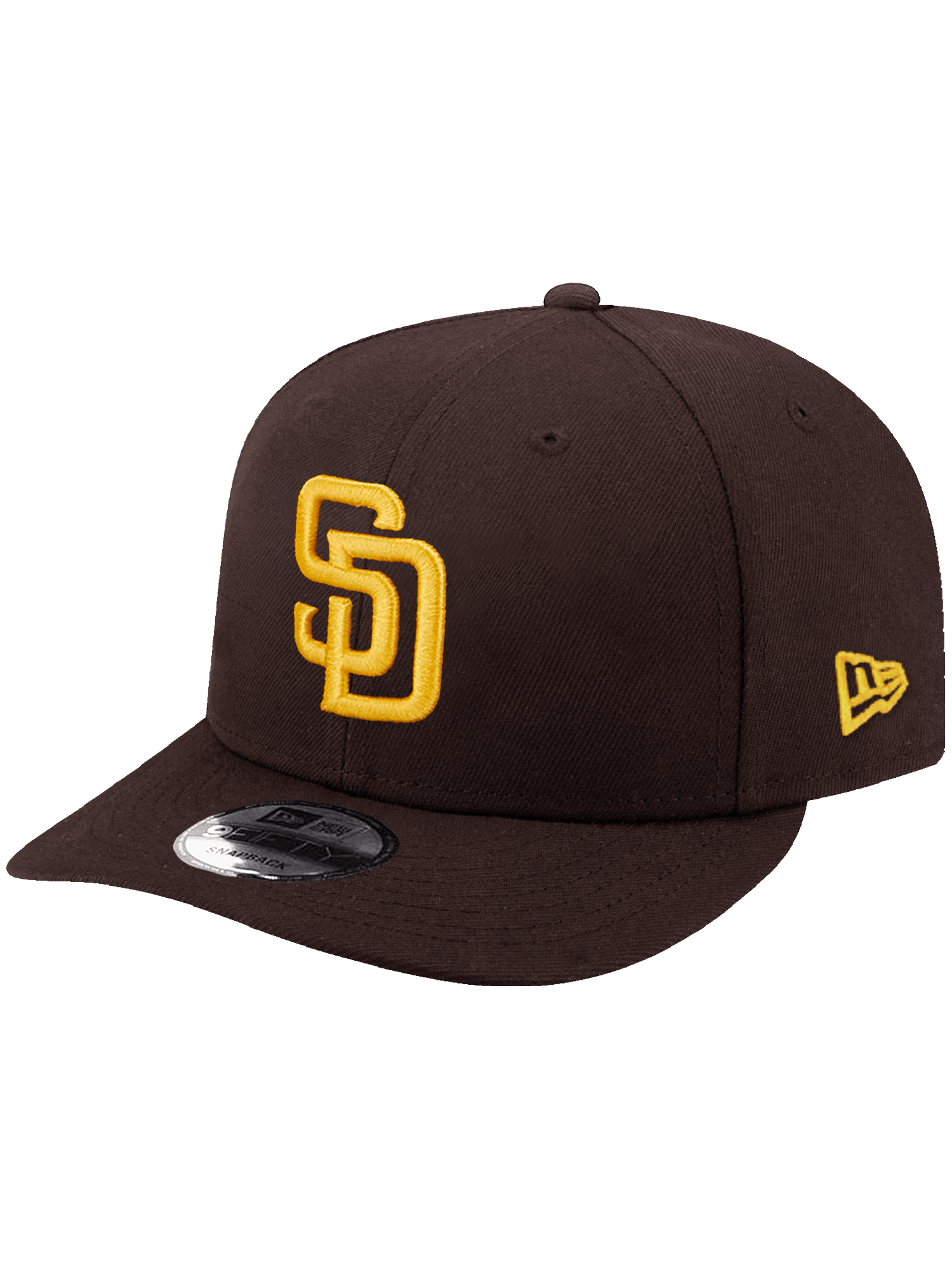 New Era Caps San Diego Padres New Era MLB Team 9FIFTY Pre-Curved Snapback Hat - Brown