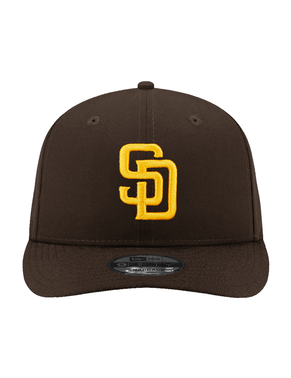 New Era Caps San Diego Padres New Era MLB Team 9FIFTY Pre-Curved Snapback Hat - Brown