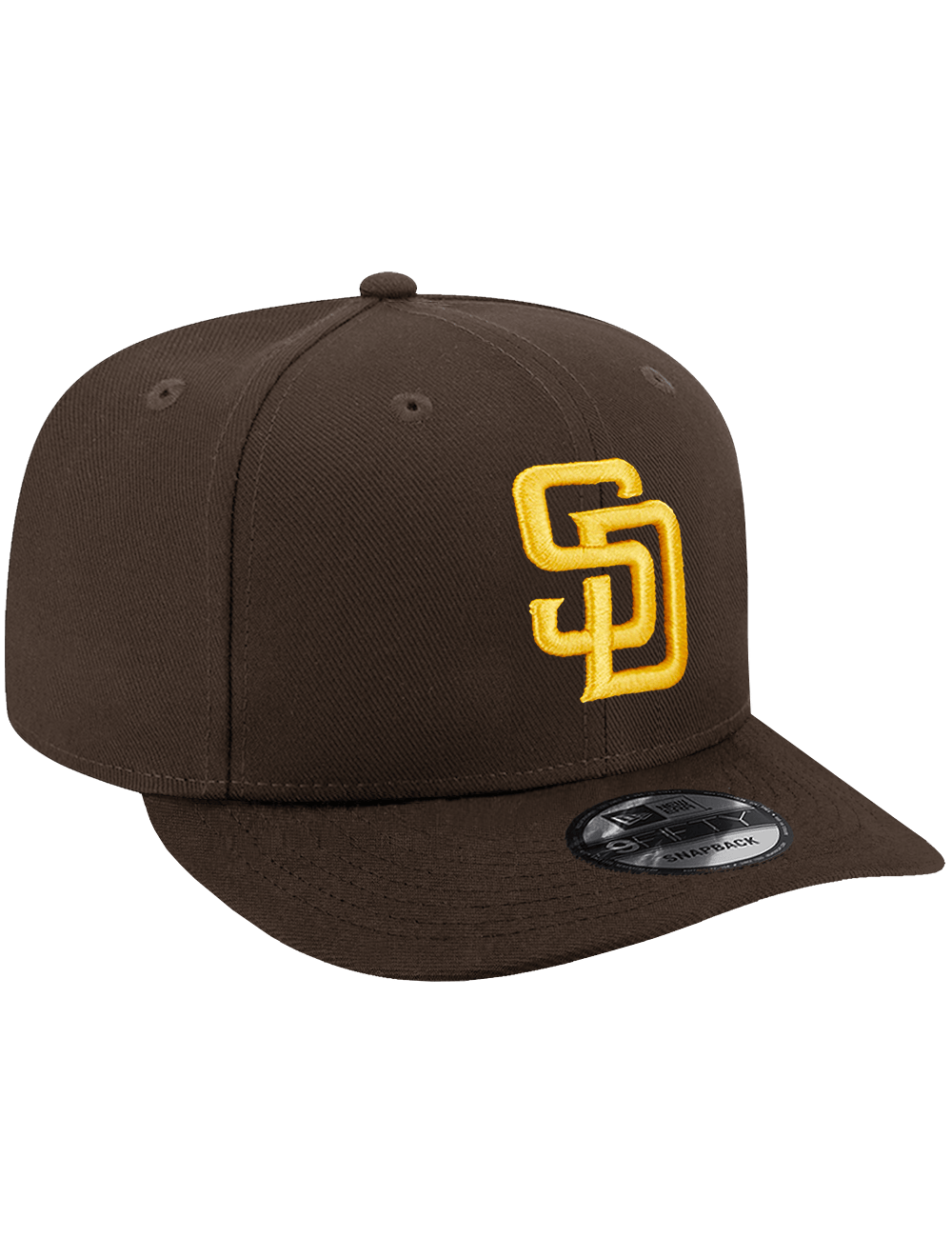 New Era Caps San Diego Padres New Era MLB Team 9FIFTY Pre-Curved Snapback Hat - Brown