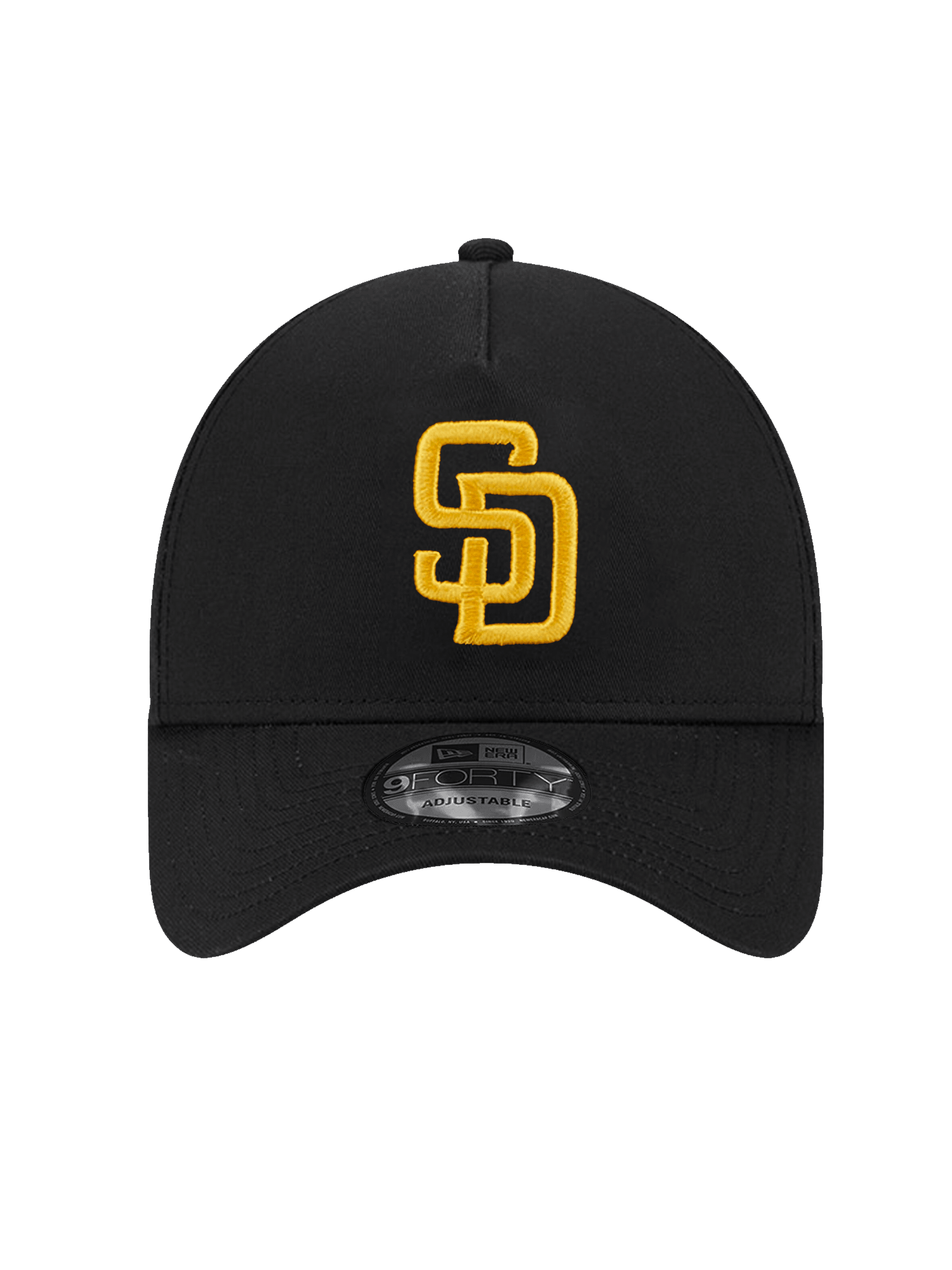 New Era Caps San Diego Padres New Era MLB Team 9FORTY A-Frame Snapback Hat - Black