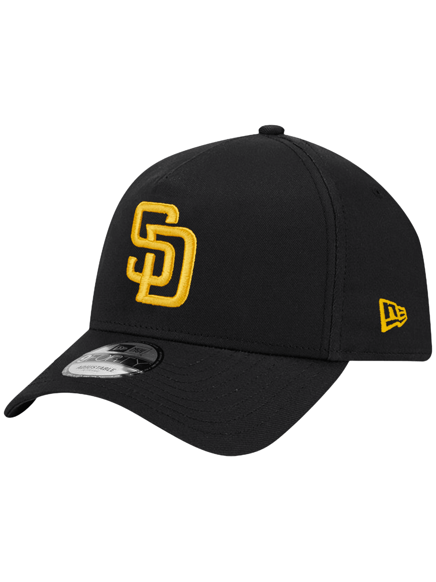 New Era Caps San Diego Padres New Era MLB Team 9FORTY A-Frame Snapback Hat - Black