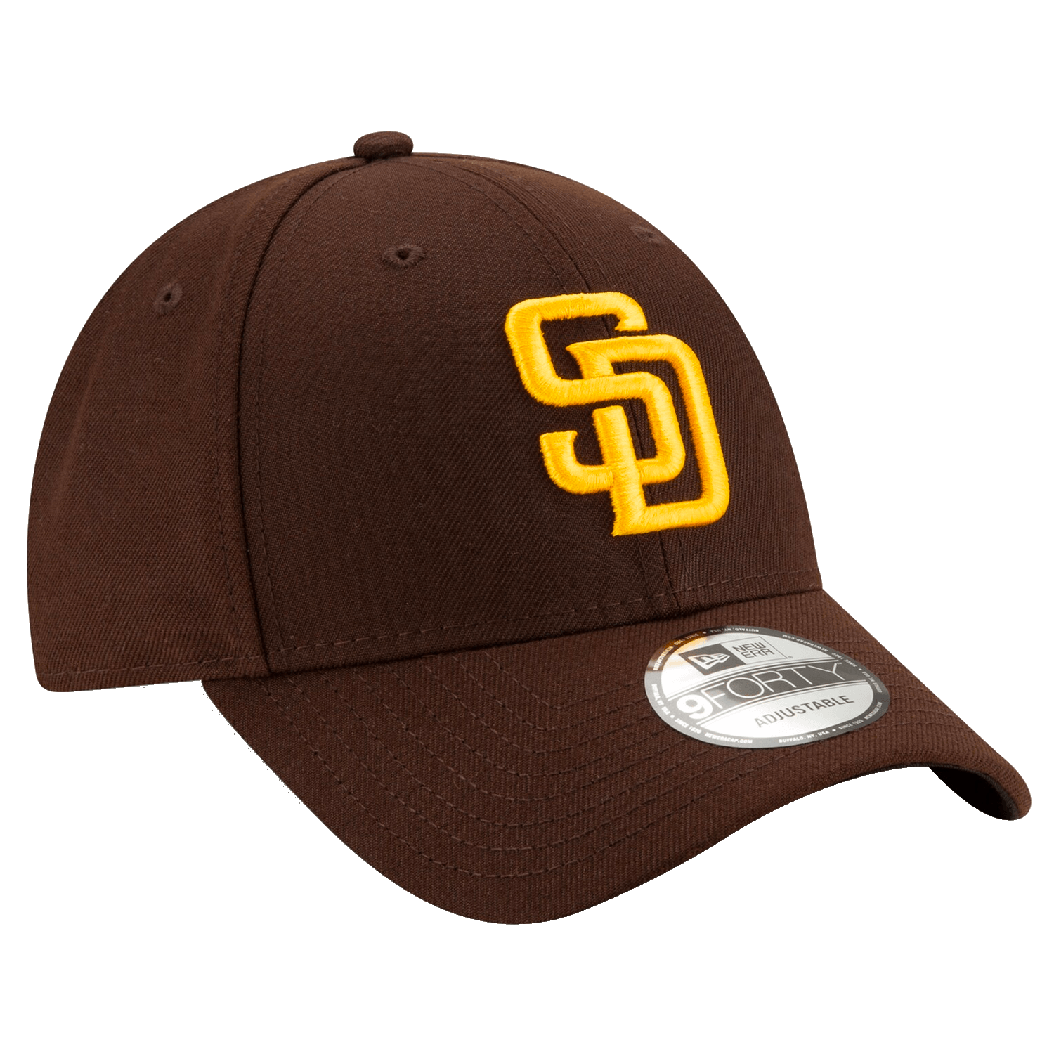 New Era Caps San Diego Padres New Era MLB Team 9FORTY Snapback Hat - Brown