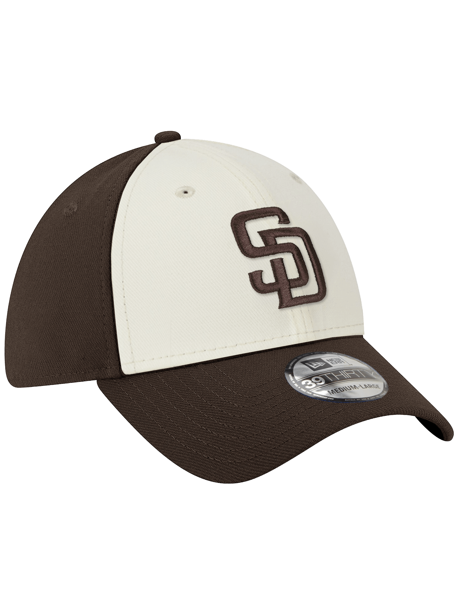 New Era Caps San Diego Padres New Era MLB Team Chrome 39THIRTY Stretch-Fit Hat