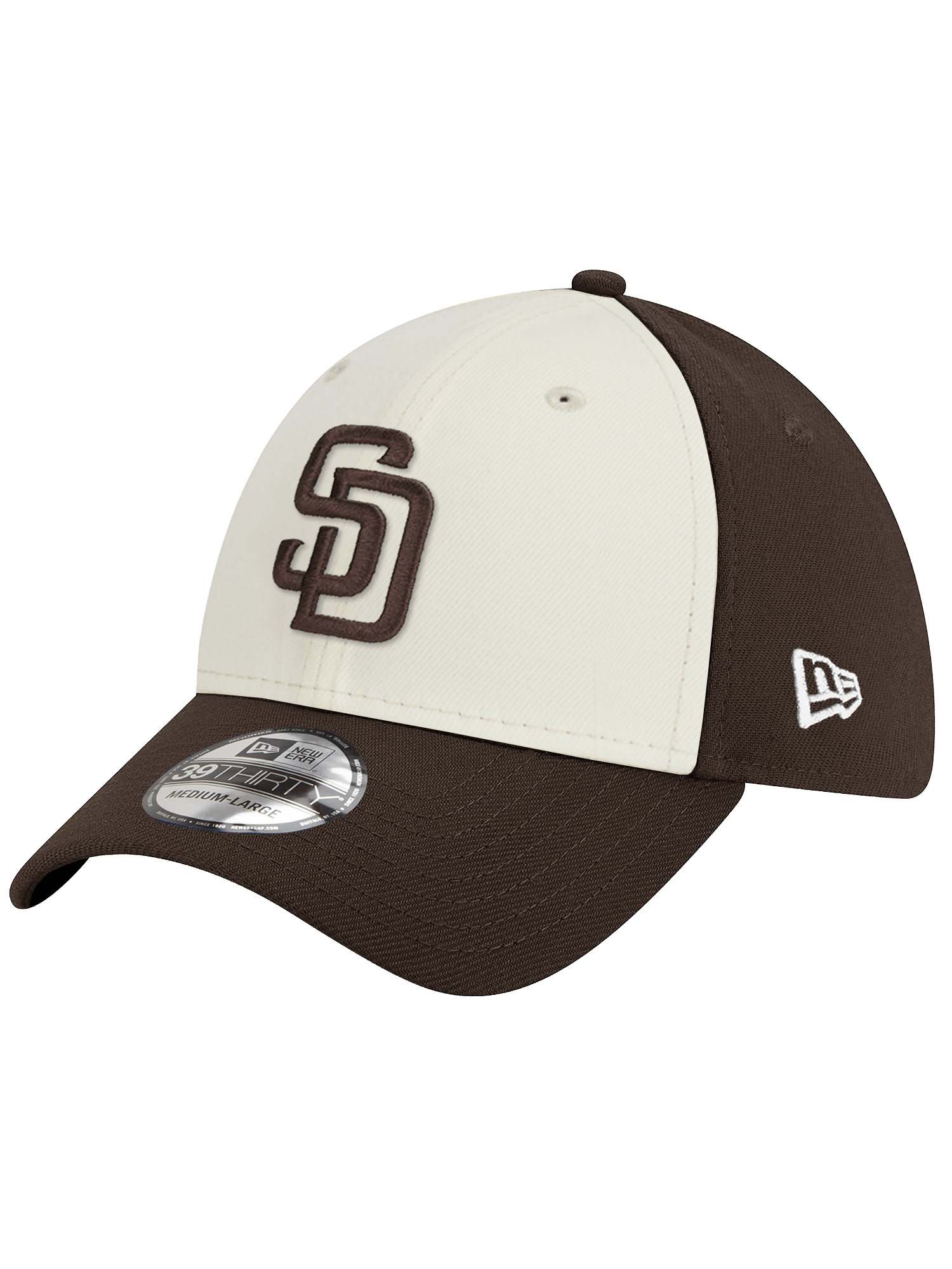 New Era Caps San Diego Padres New Era MLB Team Chrome 39THIRTY Stretch-Fit Hat