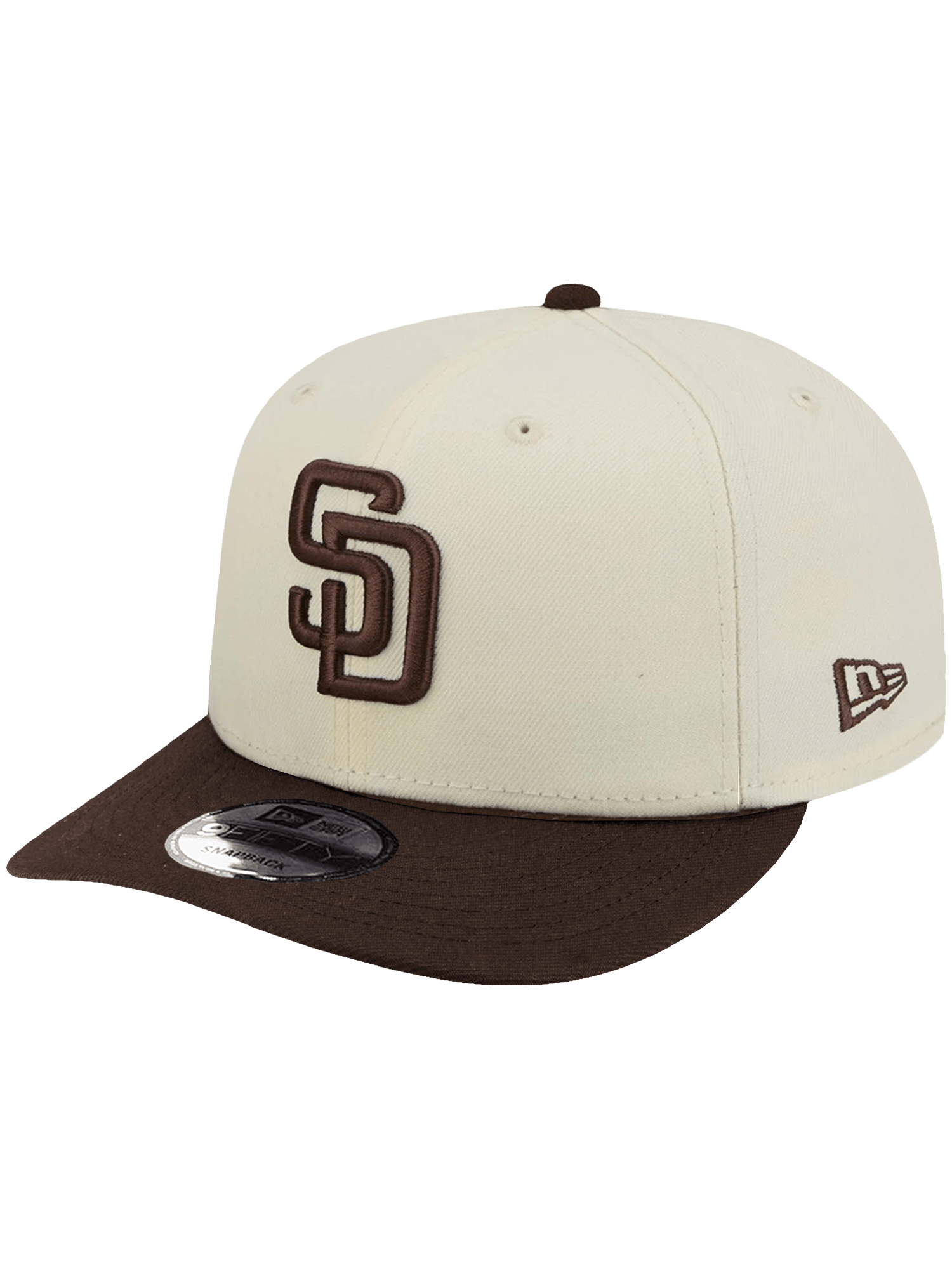 New Era Caps OSFA San Diego Padres New Era MLB Team Chrome 9FIFTY Pre-Curved Snapback Hat
