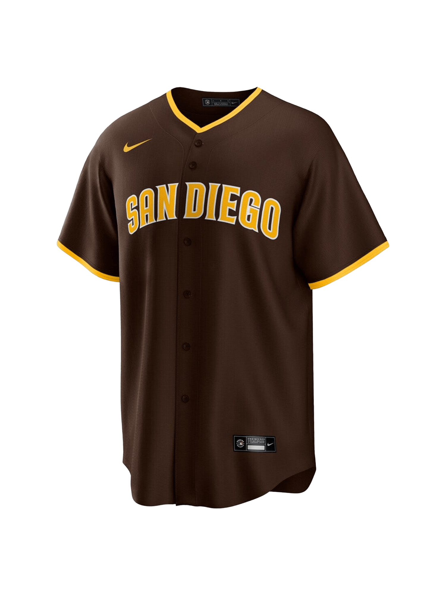 Nike Jerseys San Diego Padres Nike MLB Road Replica Jersey - Brown