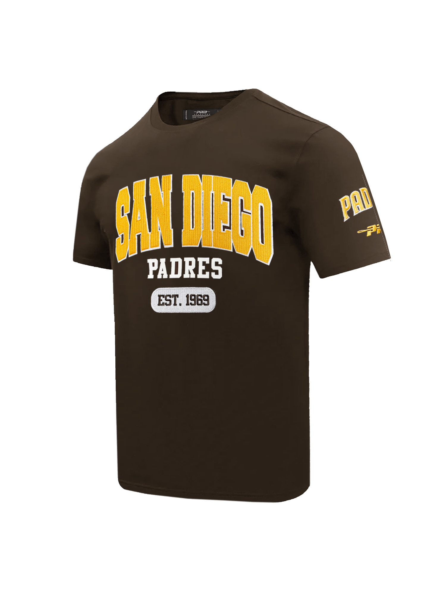 Pro Standard T-Shirts San Diego Padres Pro Standard MLB City Arch Premium Flex T-Shirt - Brown