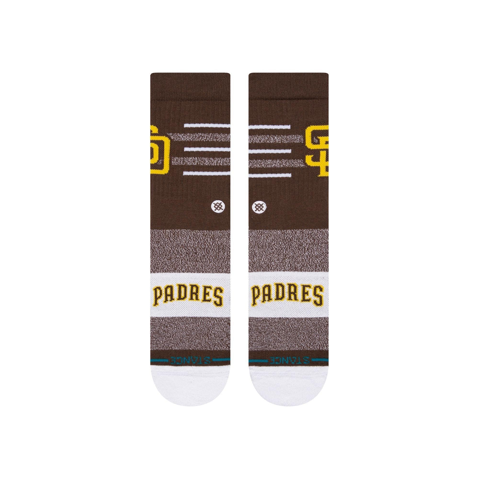 Stance Socks San Diego Padres Stance MLB Closer Crew Socks - Brown