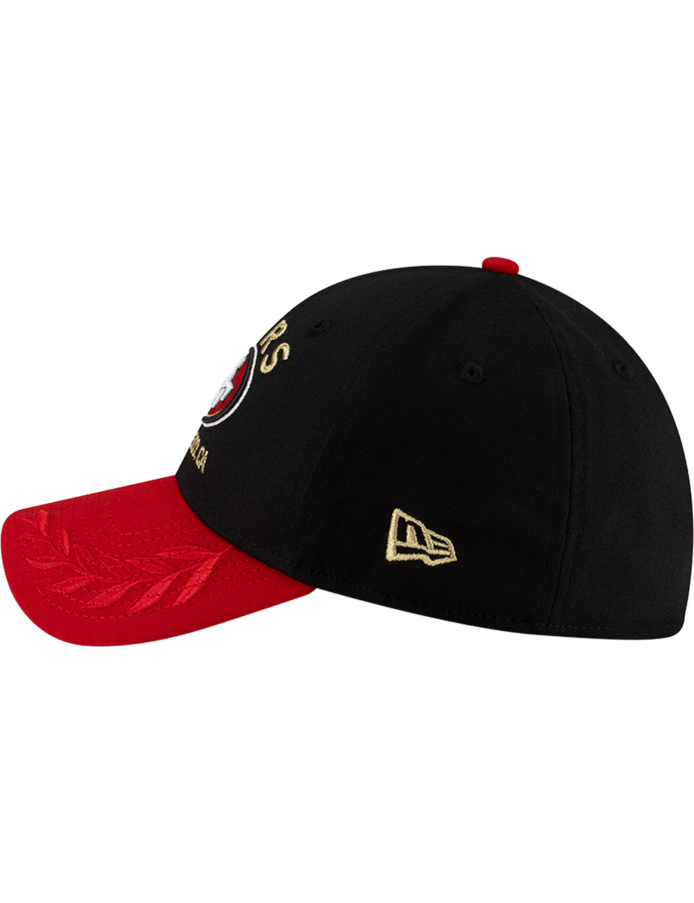 New Era Caps San Francisco 49ers New Era NFL 25 Draft 39THIRTY Stretch-Fit Hat - Black