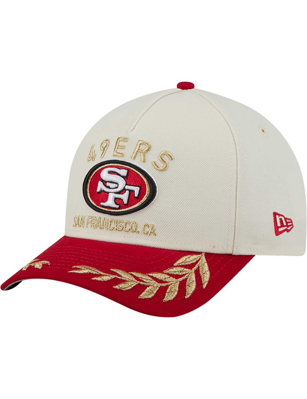 New Era Caps San Francisco 49ers New Era NFL 25 Draft 9FORTY M-Crown Snapback Hat - Chrome