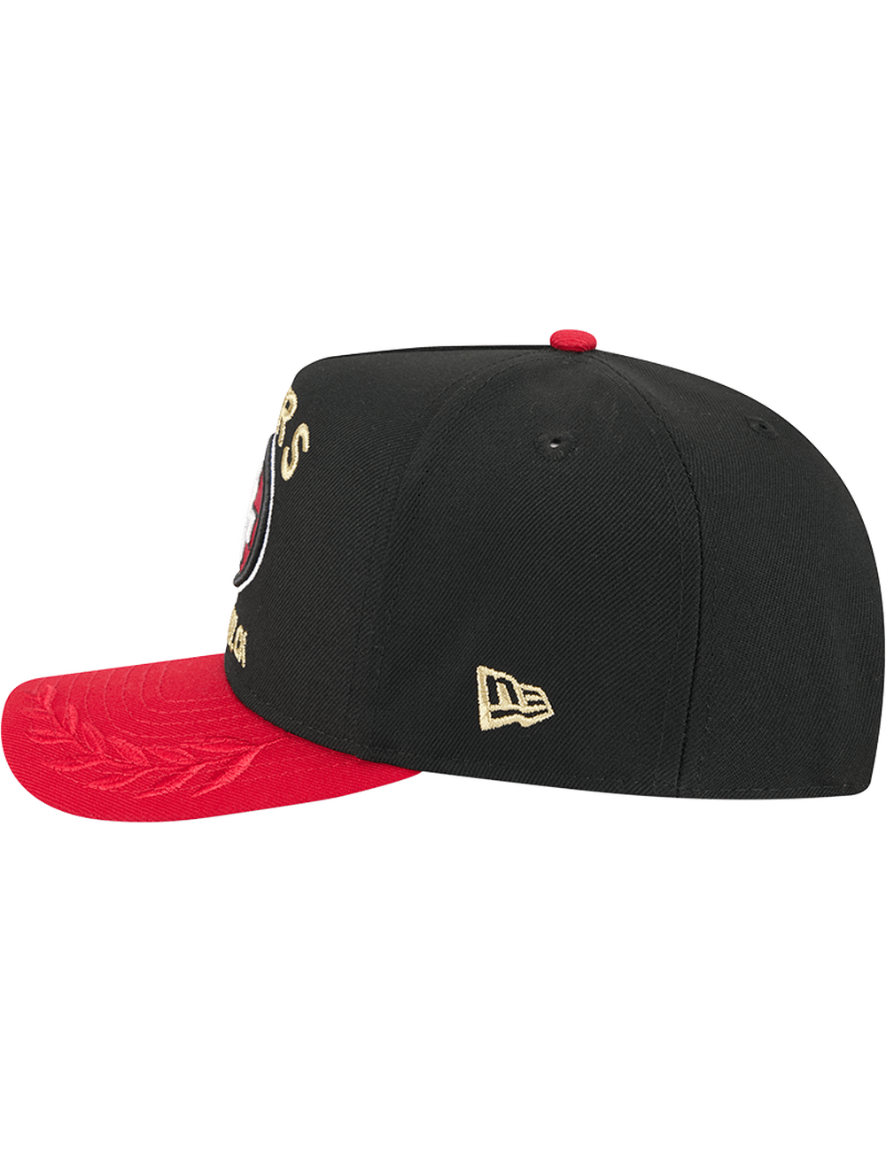 New Era Caps San Francisco 49ers New Era NFL 25 Draft Pre-Curved 9FIFTY A-Frame Snapback Hat - Black