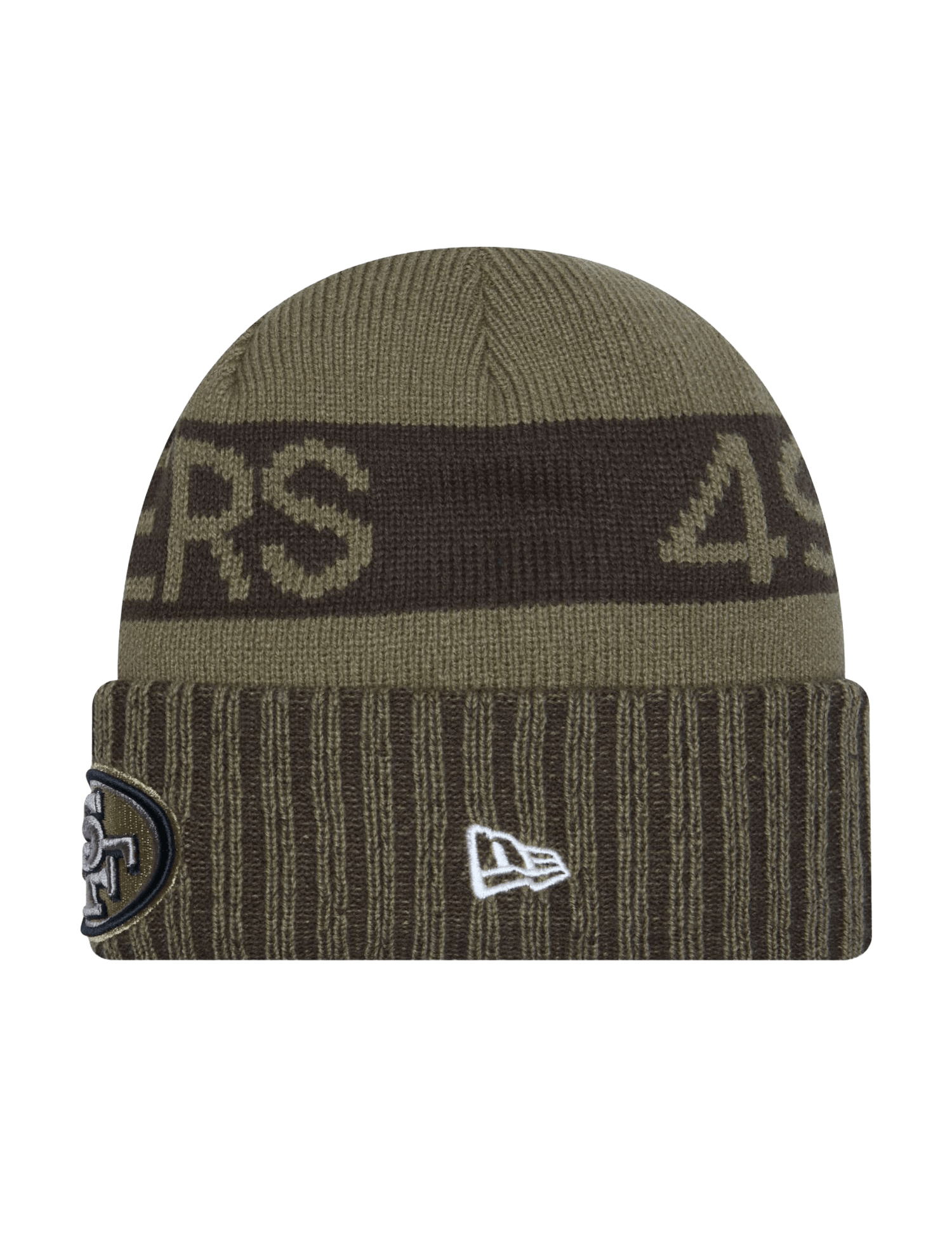 New Era Beanies San Francisco 49ers New Era NFL 25 Salute To Service Knit Beanie