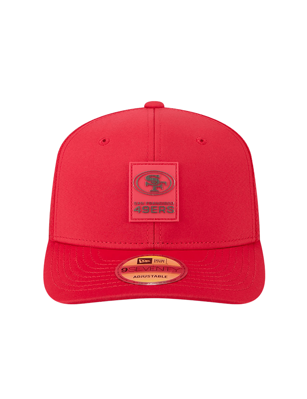 New Era Caps San Francisco 49ers New Era NFL 25 Sideline 9SEVENTY Stretch-Snapback Hat - Red