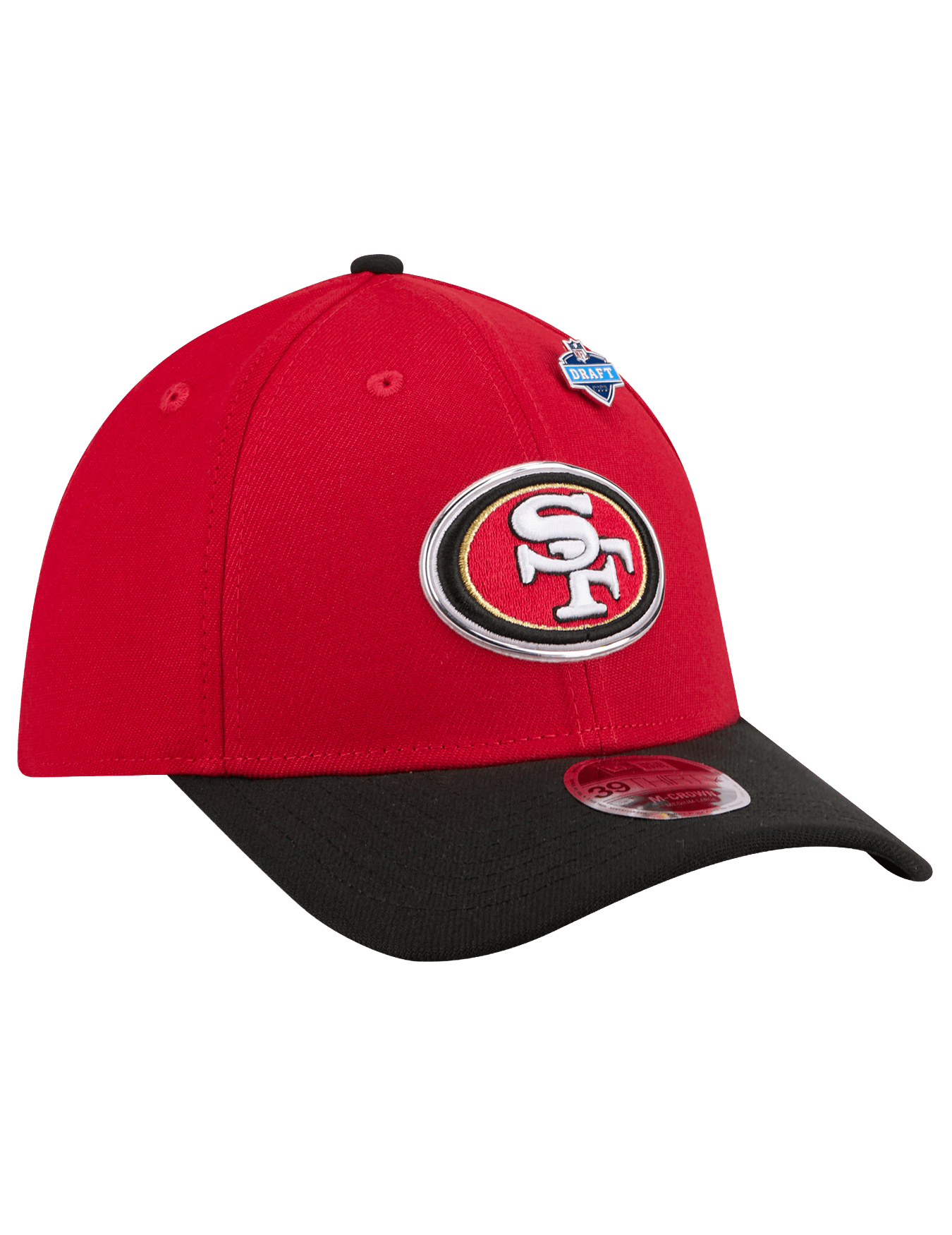 New Era Caps San Francisco 49ers New Era NFL Draft 26 39THIRTY M-Crown Stretch-Fit Hat