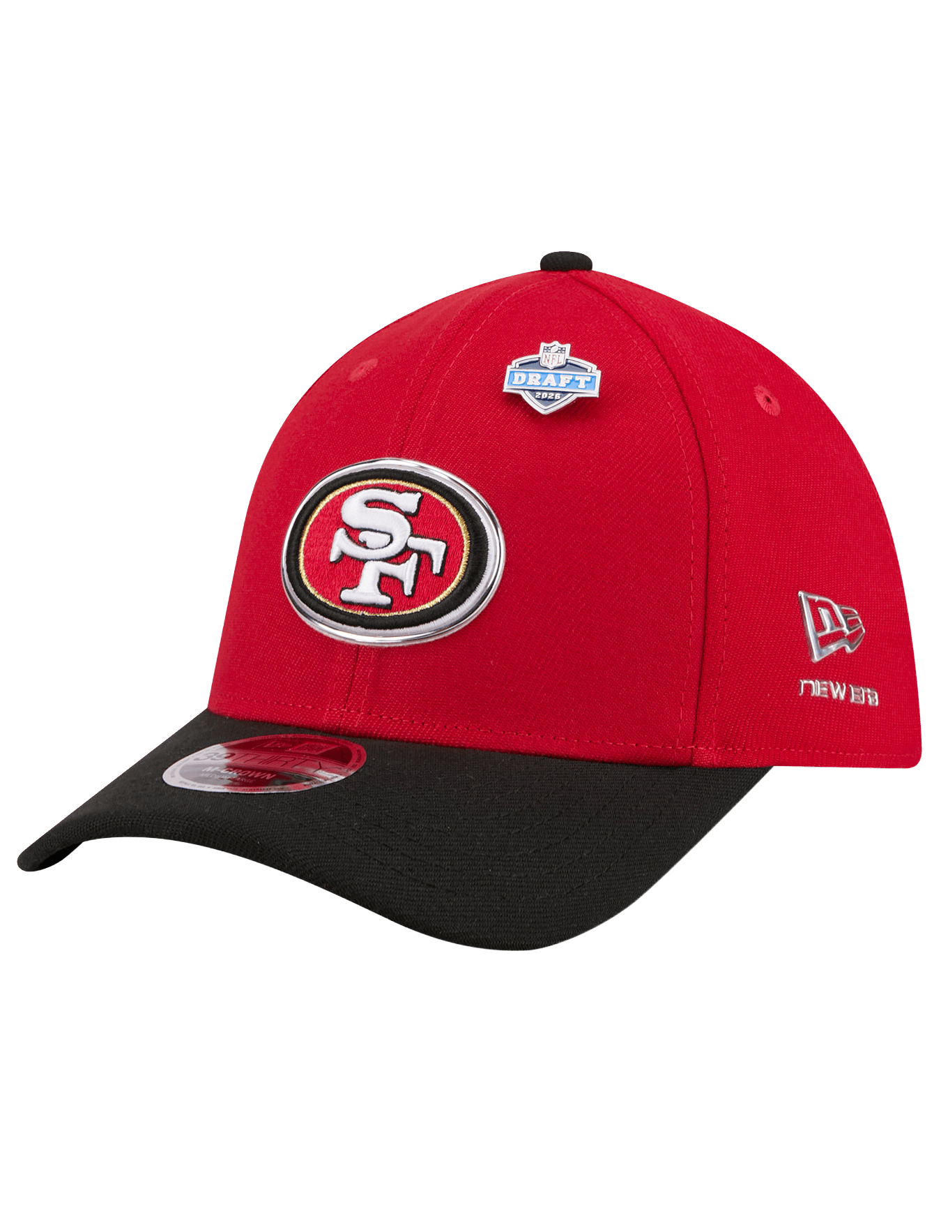 New Era Caps San Francisco 49ers New Era NFL Draft 26 39THIRTY M-Crown Stretch-Fit Hat