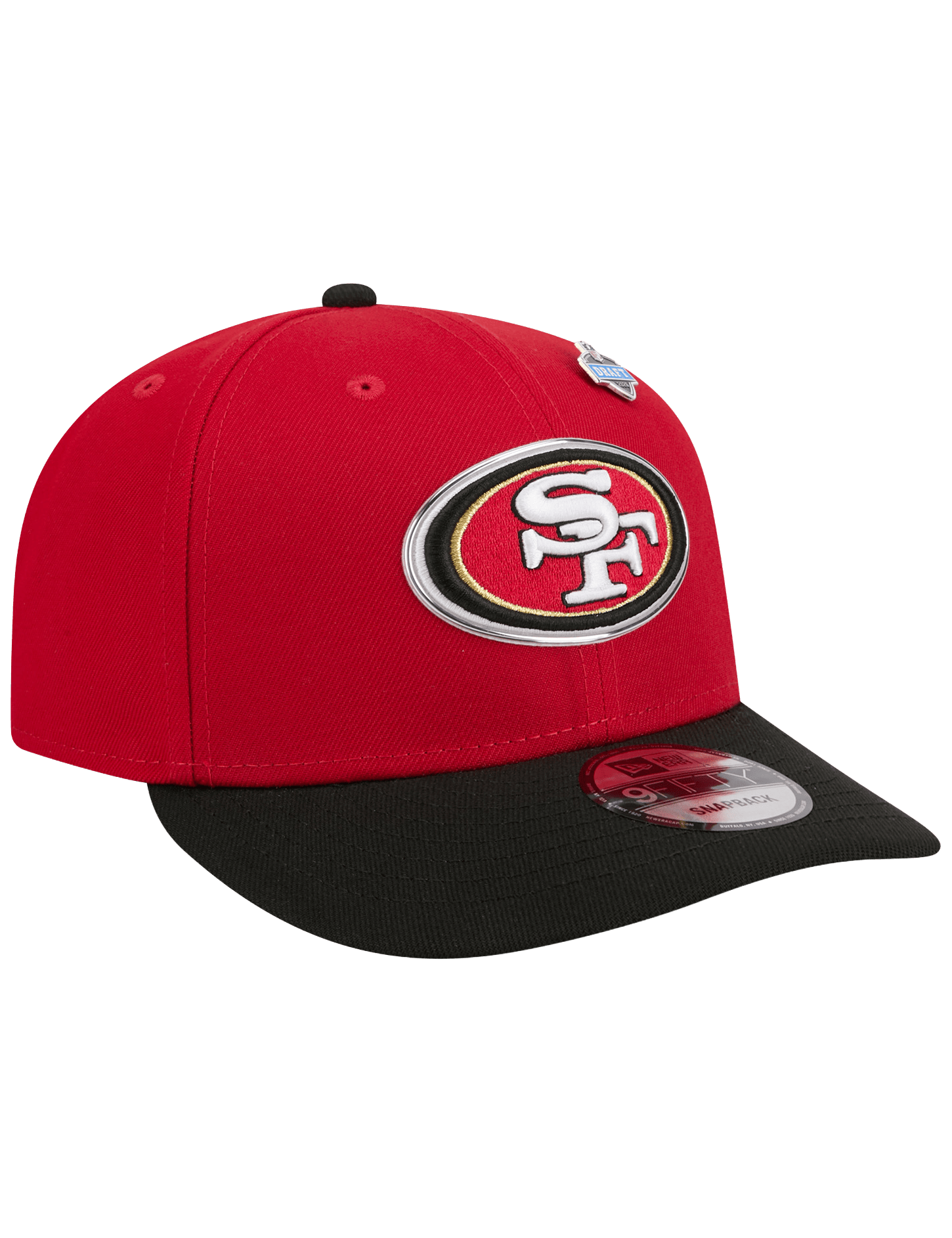 New Era Caps OSFM San Francisco 49ers New Era NFL Draft 26 9FIFTY Pre-Curved Snapback Hat