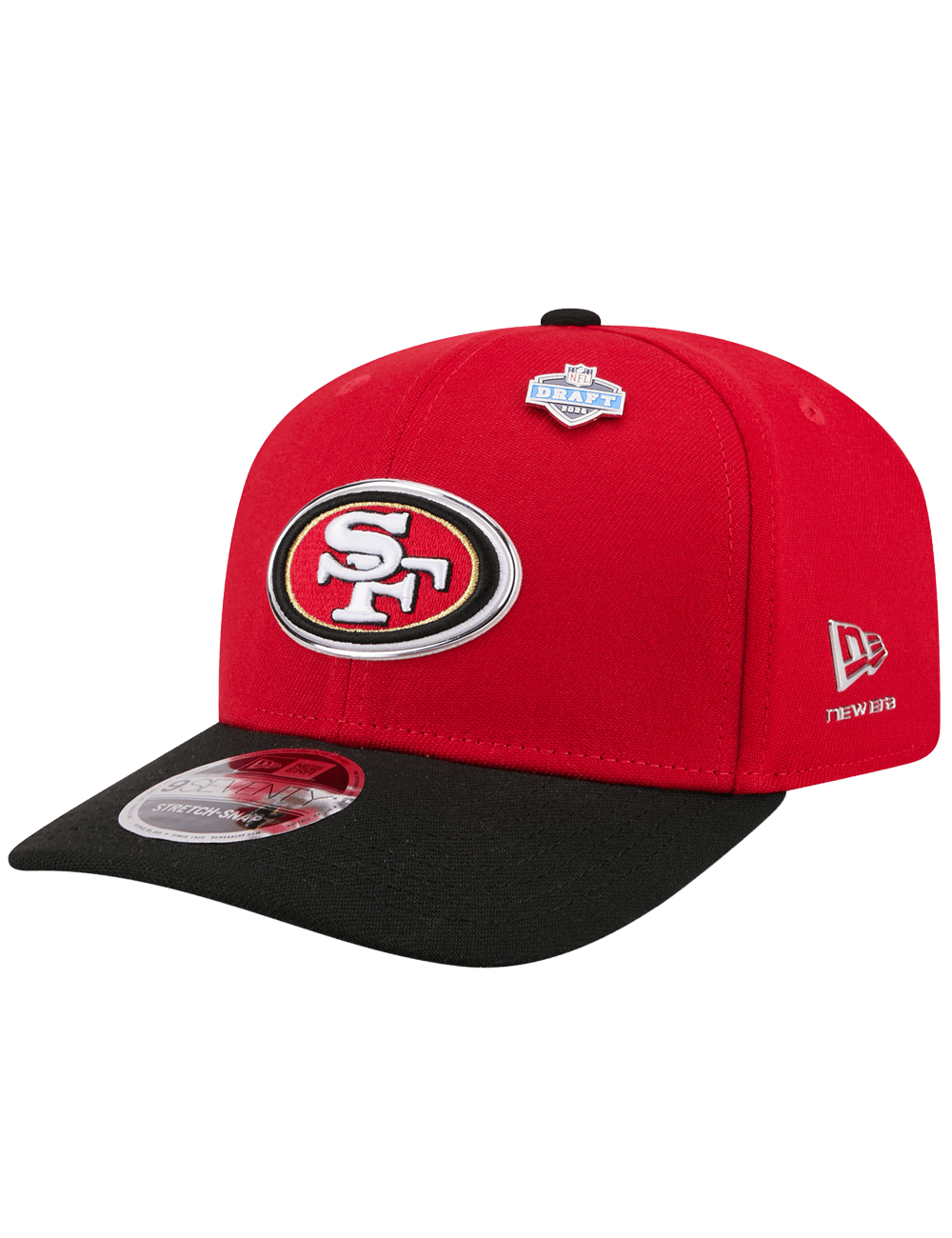New Era Caps OSFM San Francisco 49ers New Era NFL Draft 26 9SEVENTY Stretch-Snapback Hat