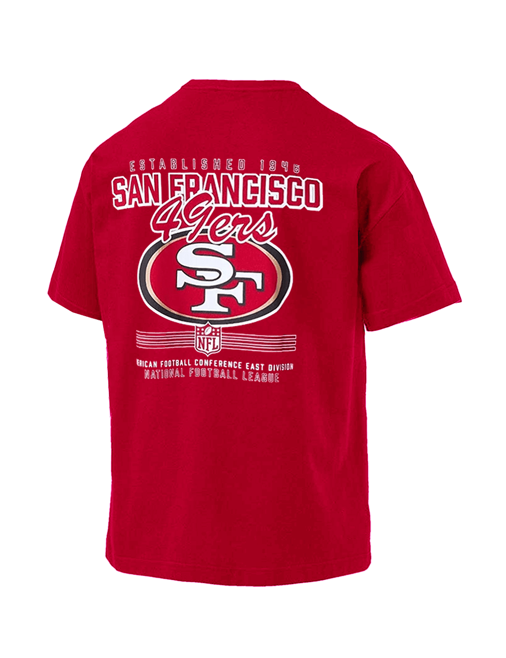 New Era T-Shirts San Francisco 49ers New Era NFL Graphic Hit Oversized T-Shirt - Red
