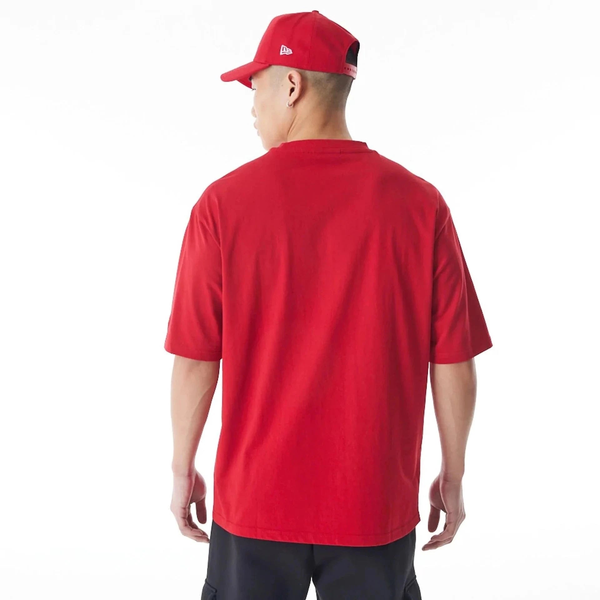New Era T-Shirts San Francisco 49ers New Era NFL Helmet T-Shirt - Red
