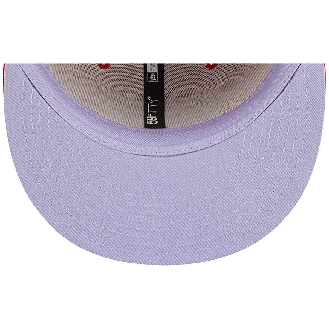 New Era Caps San Francisco 49ers New Era NFL Pop Sweat 59FIFTY Fitted Hat - Red