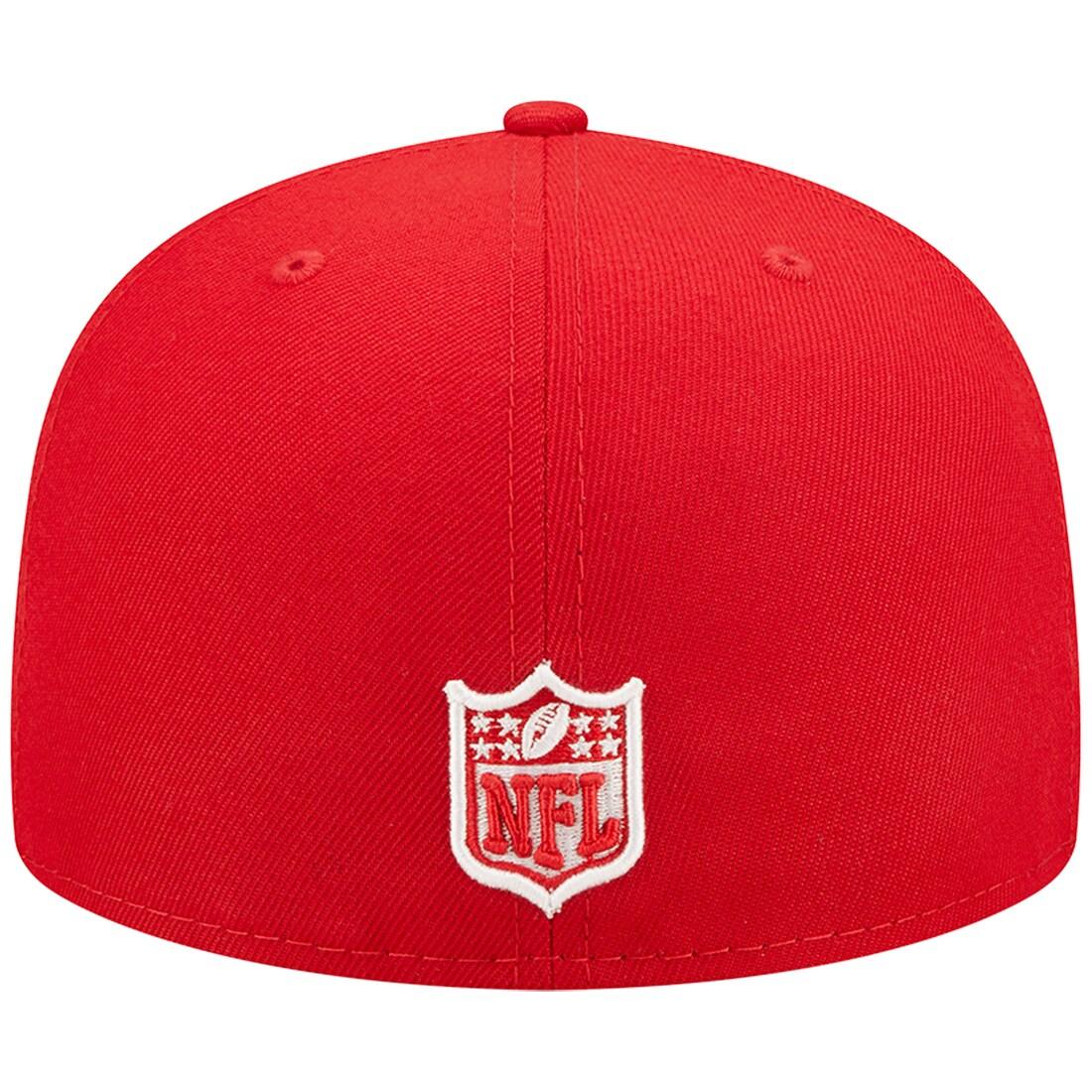 New Era Caps San Francisco 49ers New Era NFL Pop Sweat 59FIFTY Fitted Hat - Red