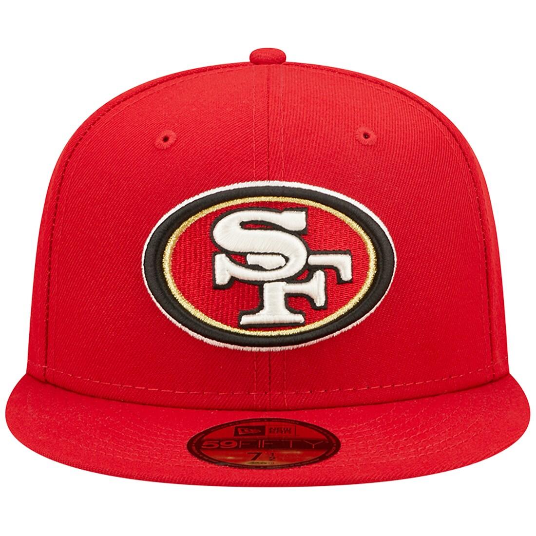 New Era Caps San Francisco 49ers New Era NFL Pop Sweat 59FIFTY Fitted Hat - Red