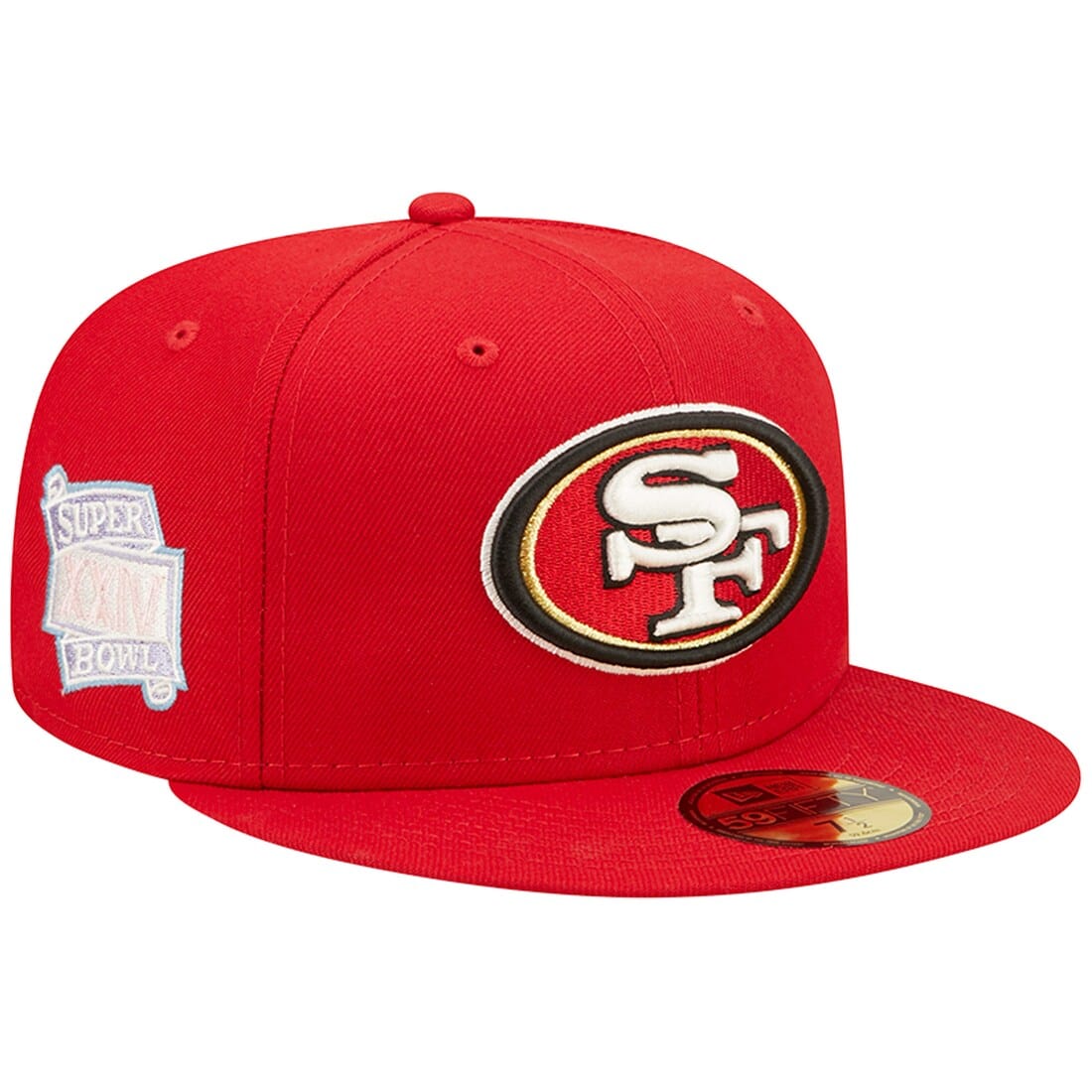 New Era Caps San Francisco 49ers New Era NFL Pop Sweat 59FIFTY Fitted Hat - Red