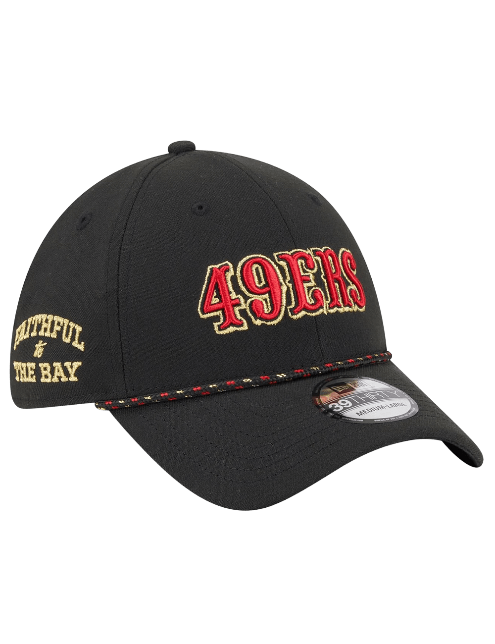 New Era Caps San Francisco 49ers New Era NFL Rivalries 39THIRTY Stretch-Fit Hat - Black