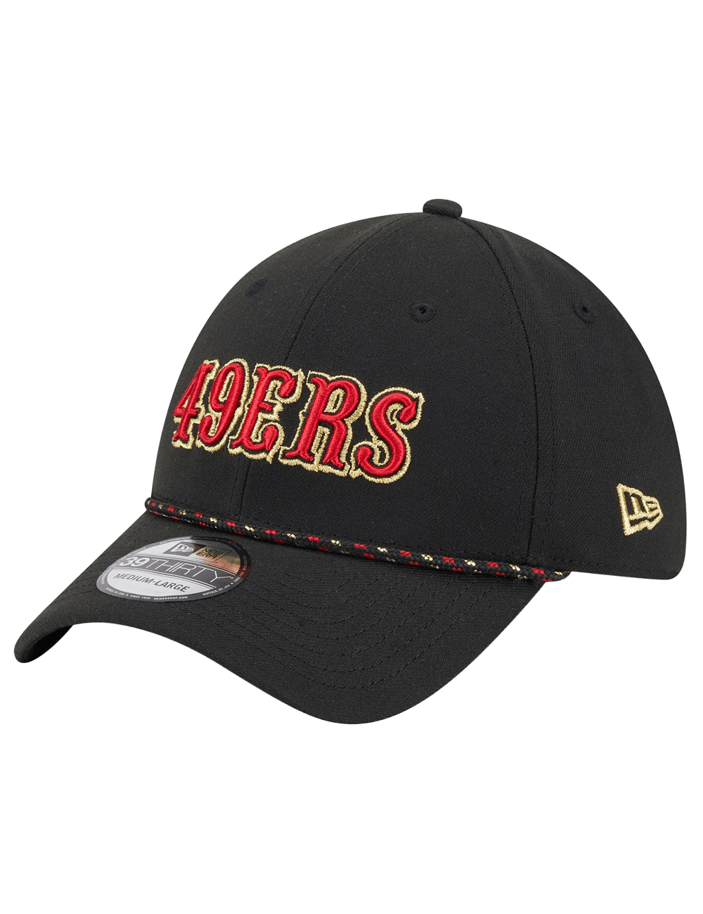 New Era Caps San Francisco 49ers New Era NFL Rivalries 39THIRTY Stretch-Fit Hat - Black