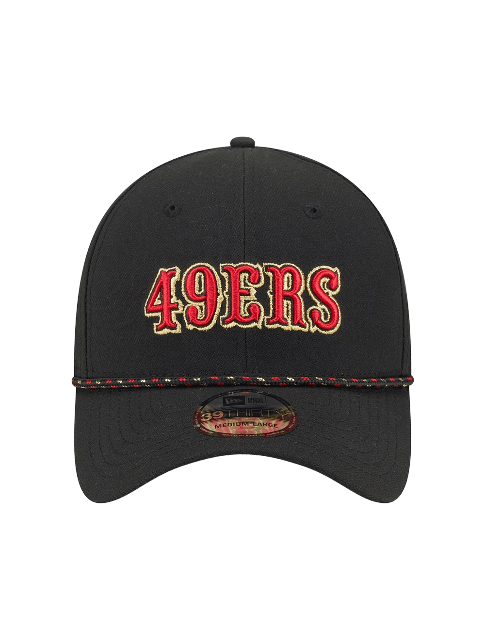 New Era Caps San Francisco 49ers New Era NFL Rivalries 39THIRTY Stretch-Fit Hat - Black