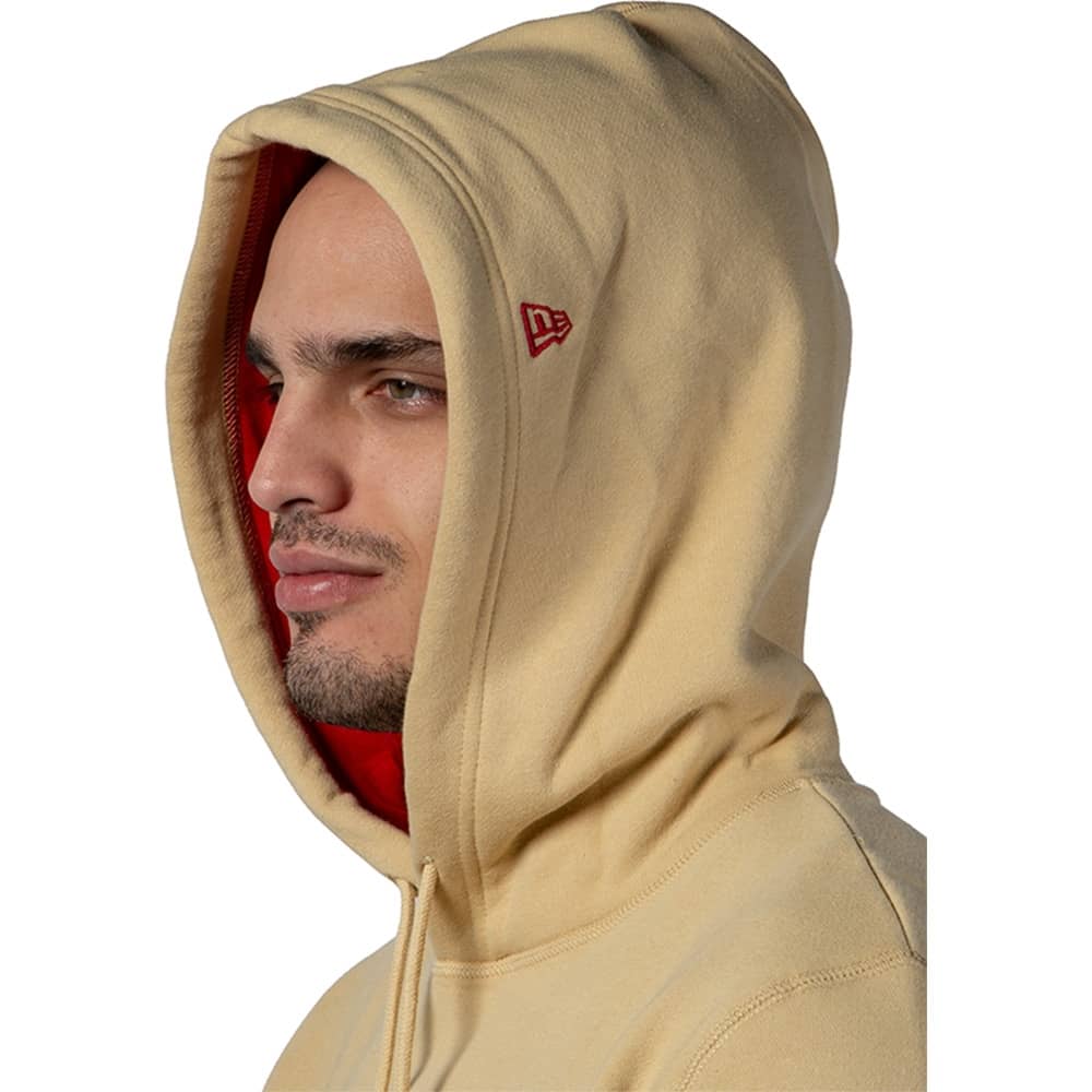 New Era Jumpers San Francisco 49ers New Era NFL Sideline Hoodie Jumper - Stone