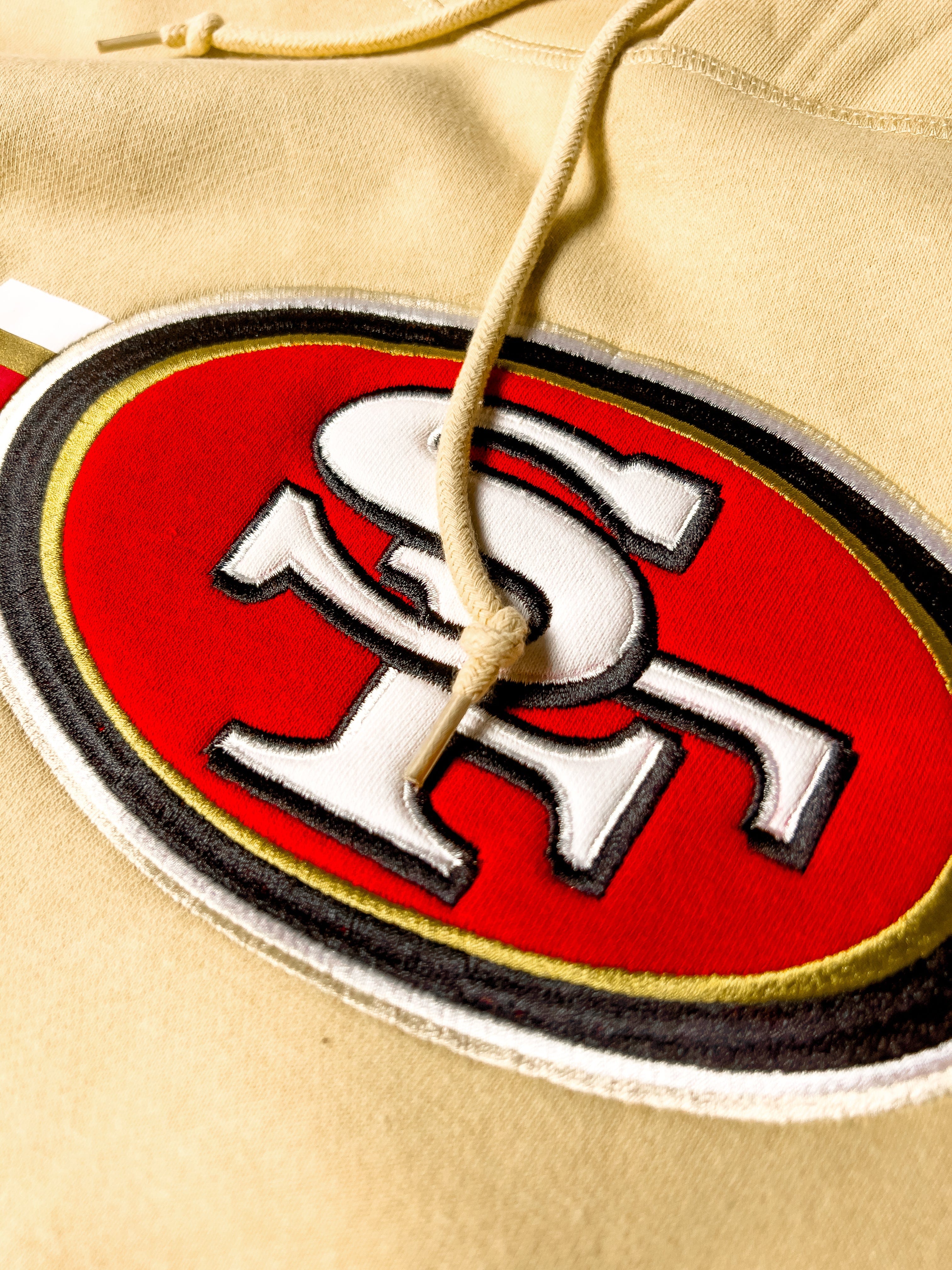 New Era Jumpers San Francisco 49ers New Era NFL Sideline Hoodie Jumper - Stone