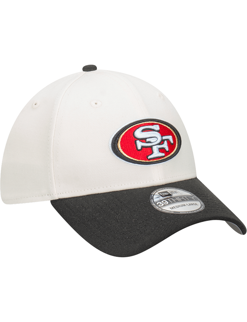 New Era Caps San Francisco 49ers New Era NFL Team 2T 39THIRTY Stretch-Fit Hat - Chrome