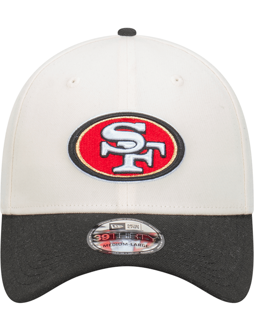 New Era Caps San Francisco 49ers New Era NFL Team 2T 39THIRTY Stretch-Fit Hat - Chrome