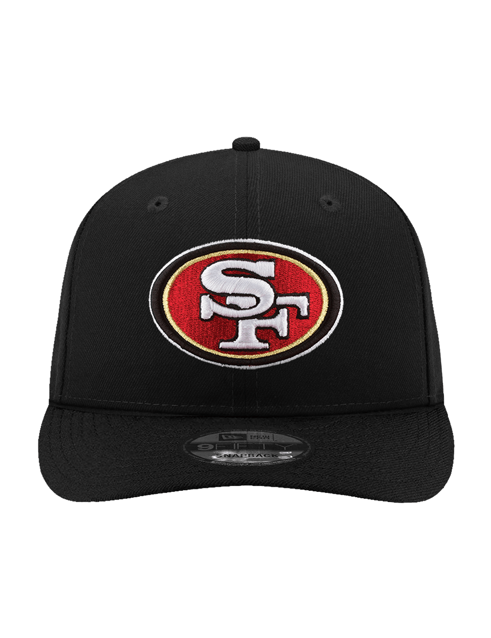New Era Caps San Francisco 49ers New Era NFL Team 9FIFTY Pre-Curved Snapback Hat - Black