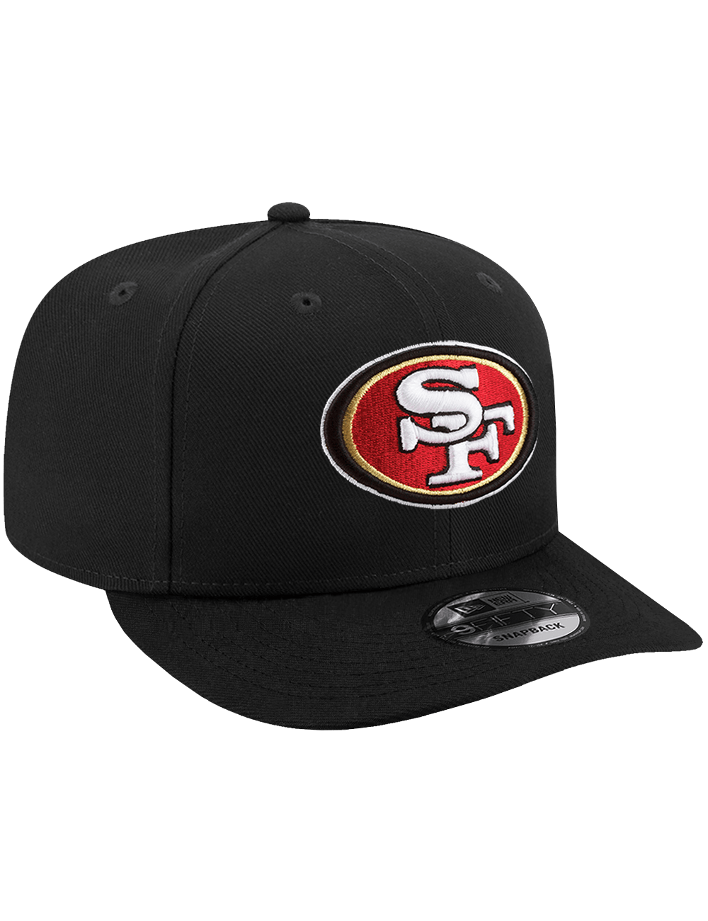 New Era Caps San Francisco 49ers New Era NFL Team 9FIFTY Pre-Curved Snapback Hat - Black